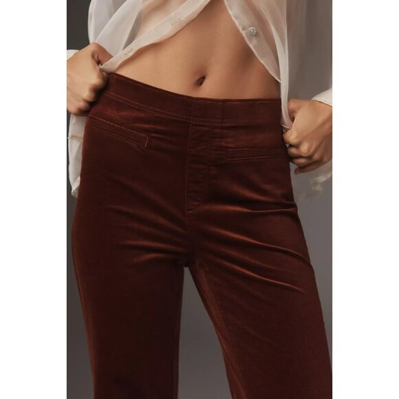 Pilcro Pull-On Mid-Rise Retro Flare Velvet Jeans 29 - Picture 2 of 4